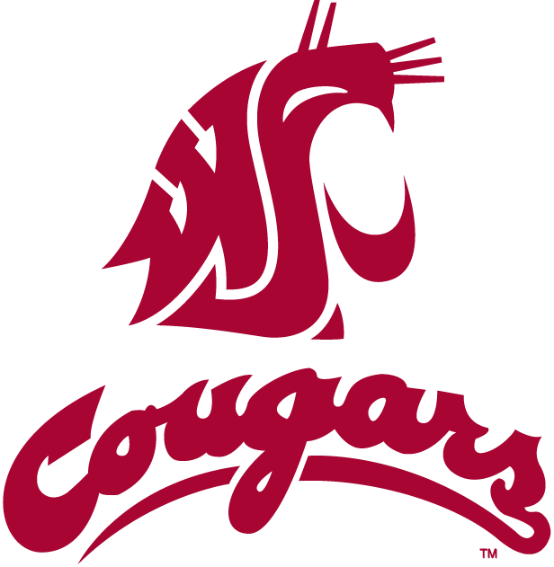 Washington State Cougars 1995-2010 Alternate Logo DIY iron on transfer (heat transfer)